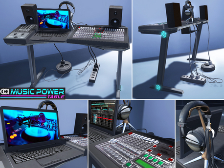 Second Life Marketplace - [CA] THE PREMIUM MUSIC POWER TABLE